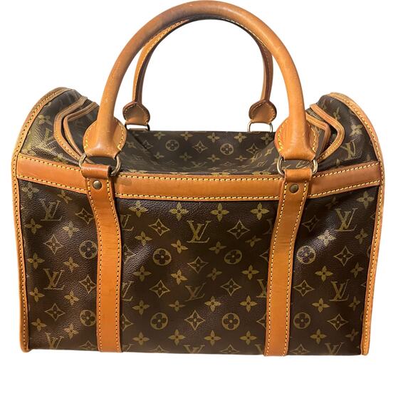 Authentic Louis Vuitton Monogram Sac Chaussures 40 Travel Bag – Vintage 1982 - Picture 1 of 16